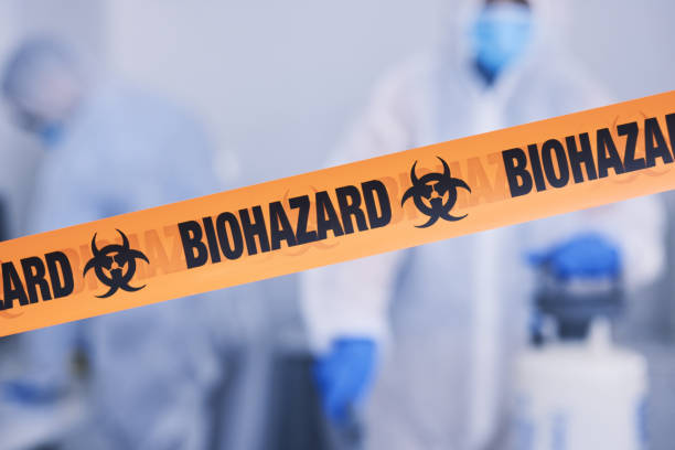 Professional Biohazard Cleanup technician working in Longwood, FL